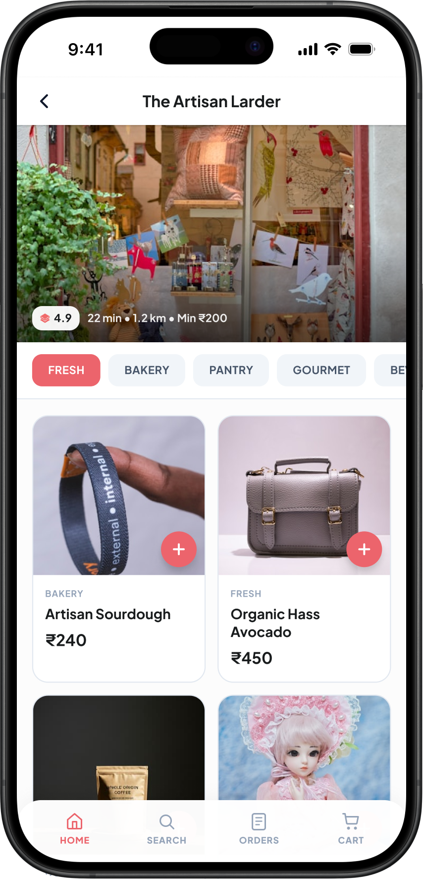 WyshKit vendor storefront